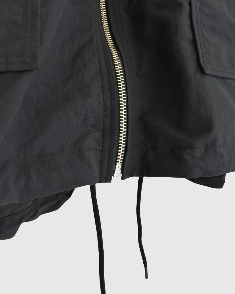 Oversized Hoodie Jacket in Black