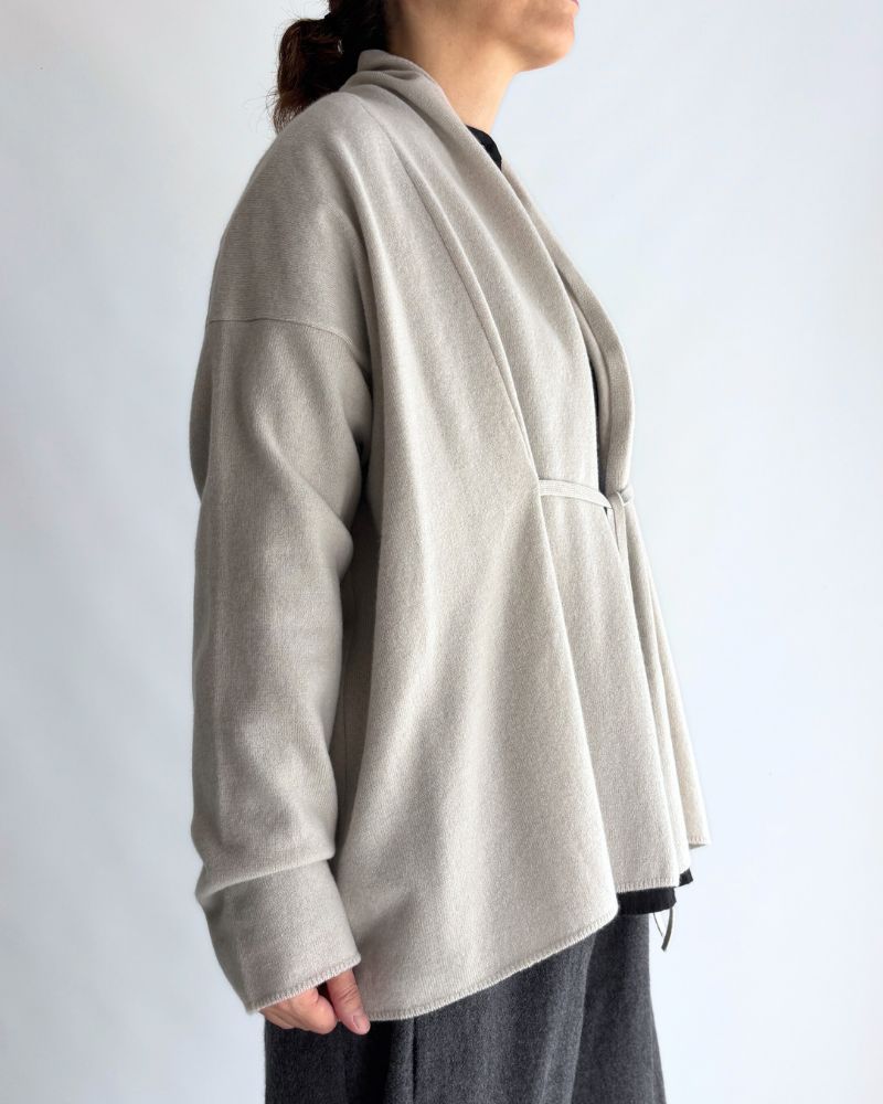 Shawl Cardigan in Milk
