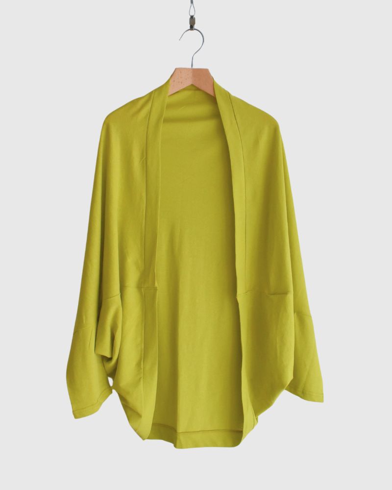Square bolero 'OLIANA' Mustard