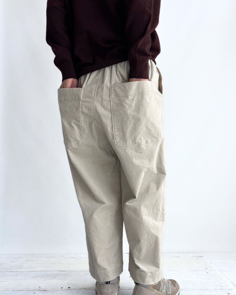 Easy Wide Pants (Velvet) in LightGray