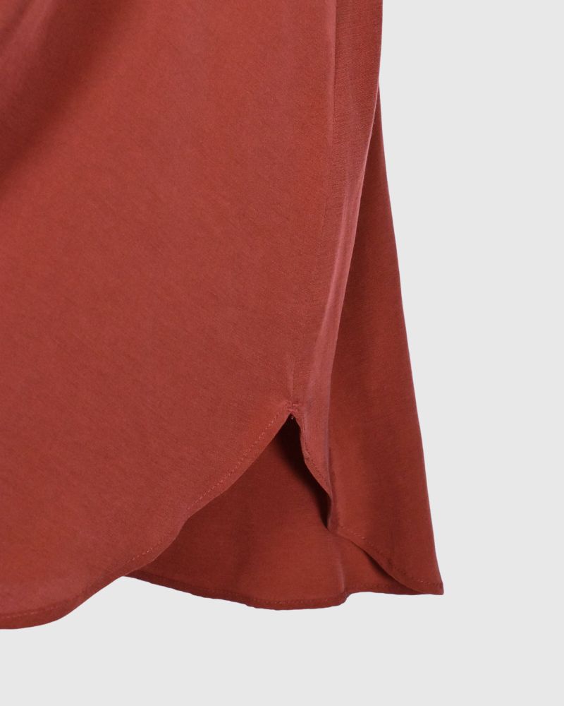 AMARA Sleeveless Pullover in Chestnut