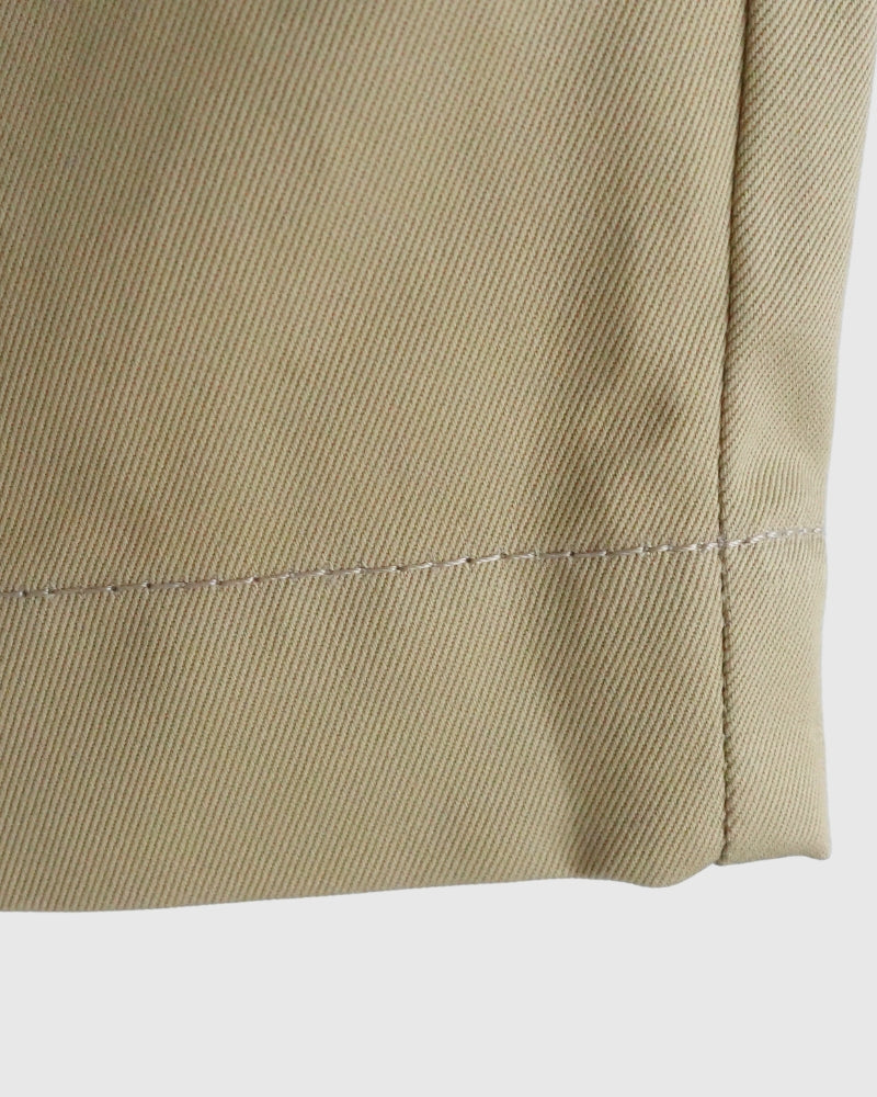 West Point 2-Tuck Tapered Easy Pants in Beige