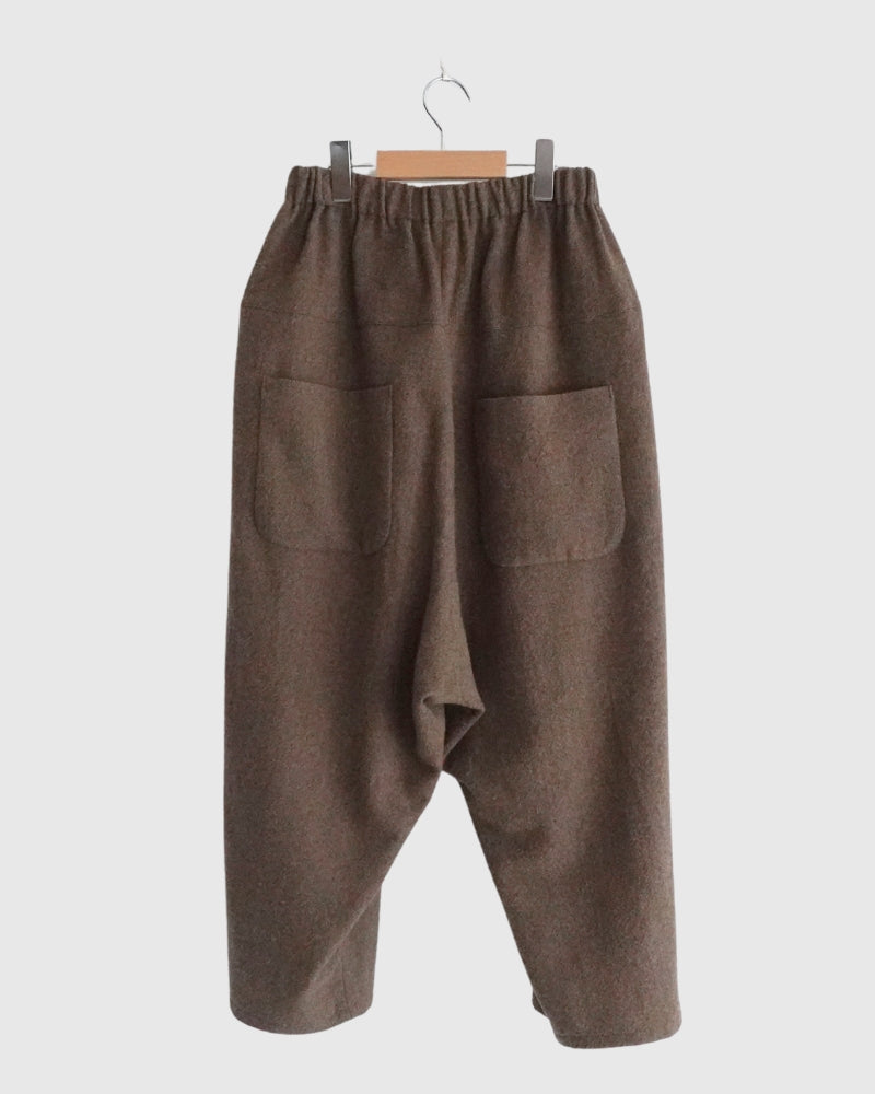 Wool Pants in Brown