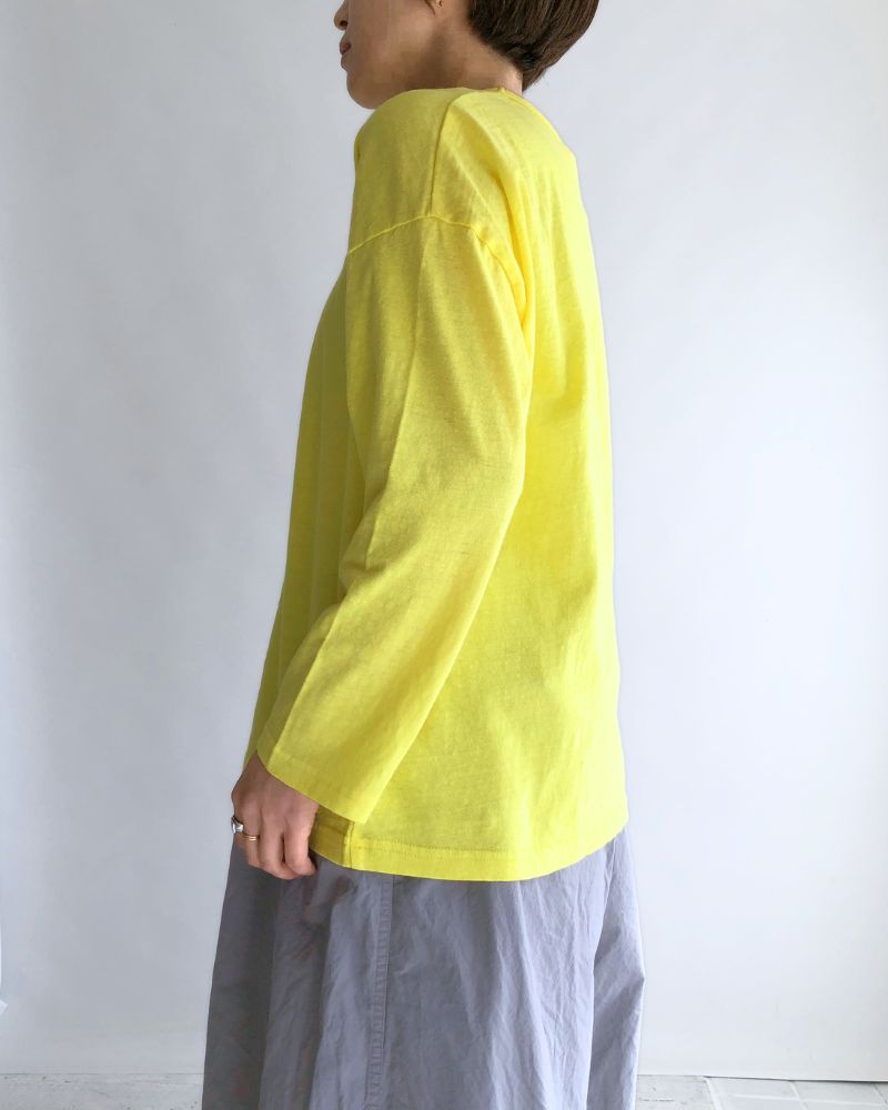 Jersey Pullover in Yellow