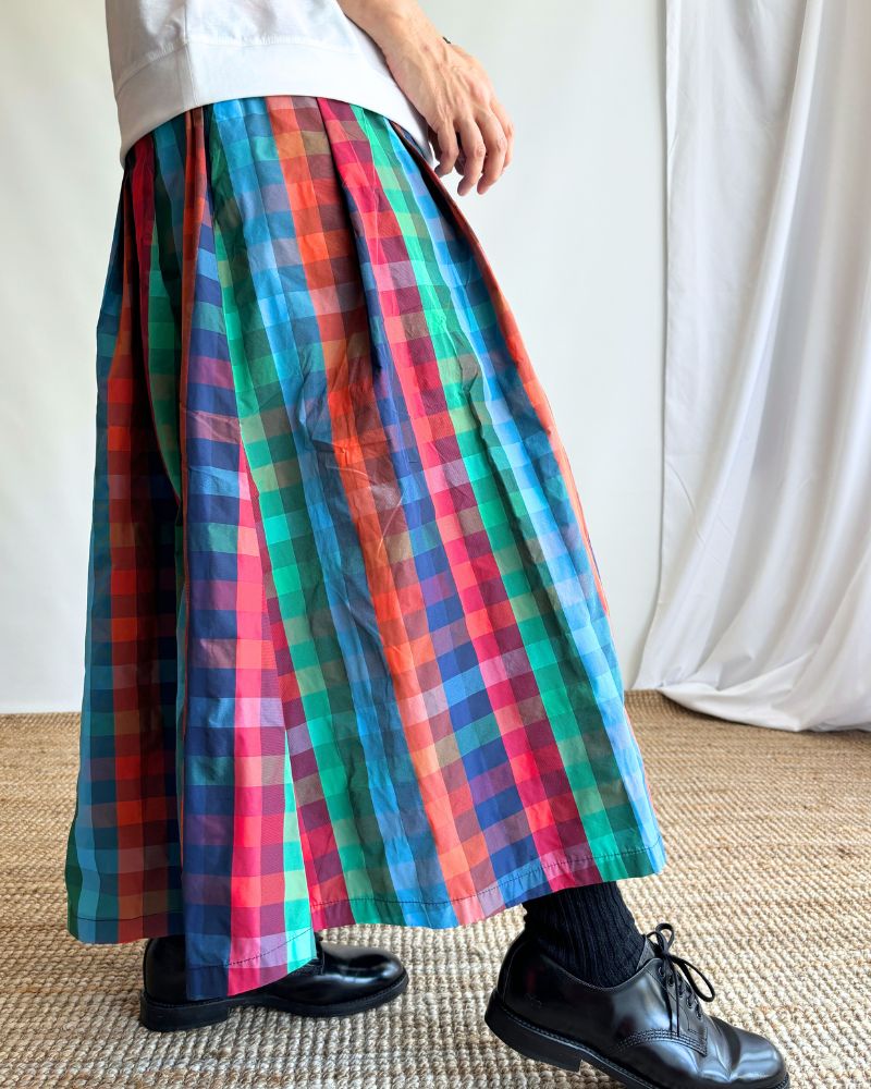 CHECK A LINE SKIRT 'FELINA' in Multi