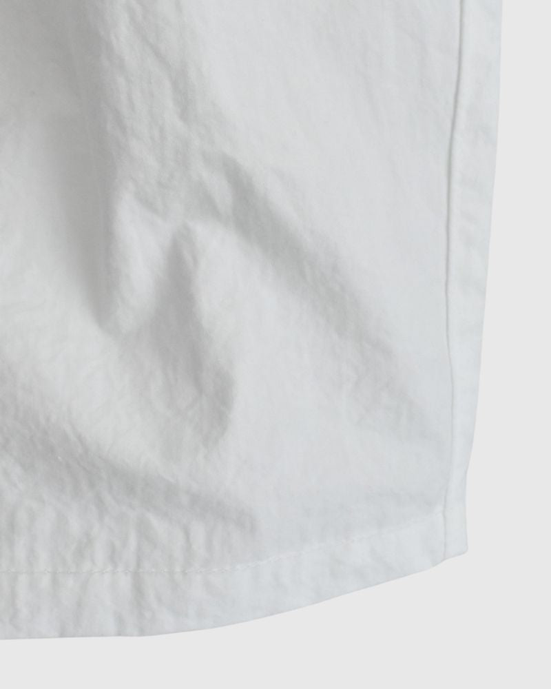 Relaxed Cotton Wide Pants in White