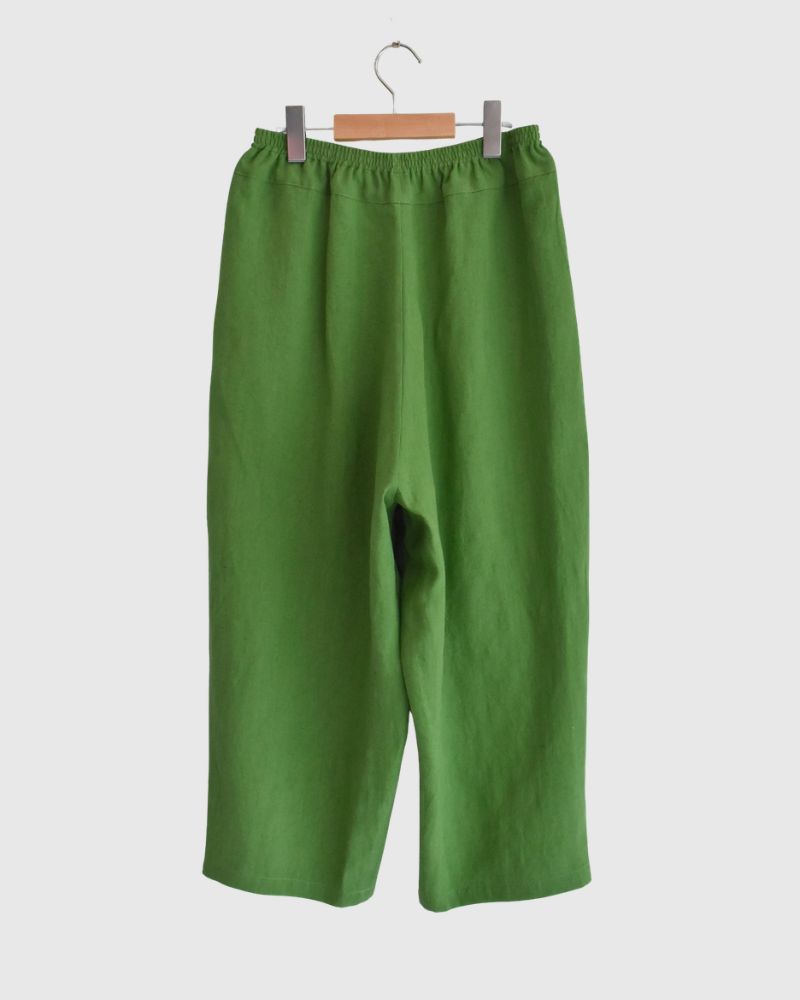 Egg Pants (LINEN/RAMIE) in Green