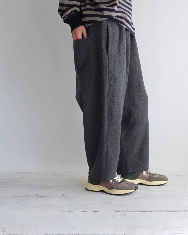 Wool Pants in Gray