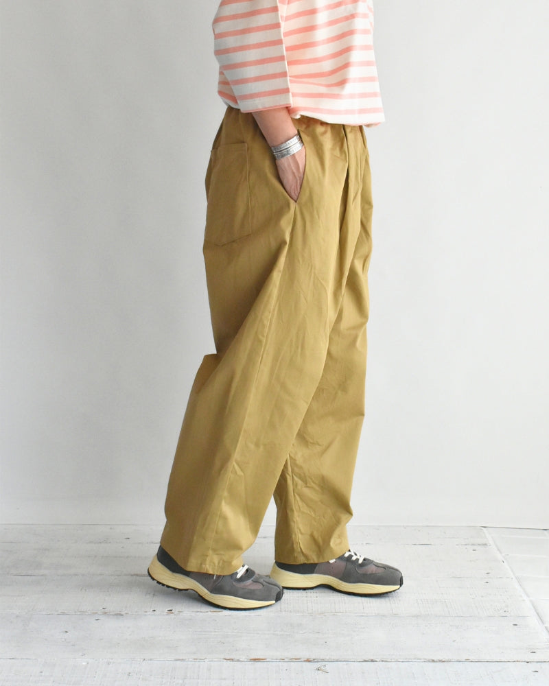 Chino Cloth POKKA Pants in Beige