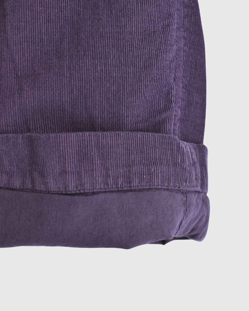26 WALES CORDUROY OVERDYE EASY PANTS in Purple