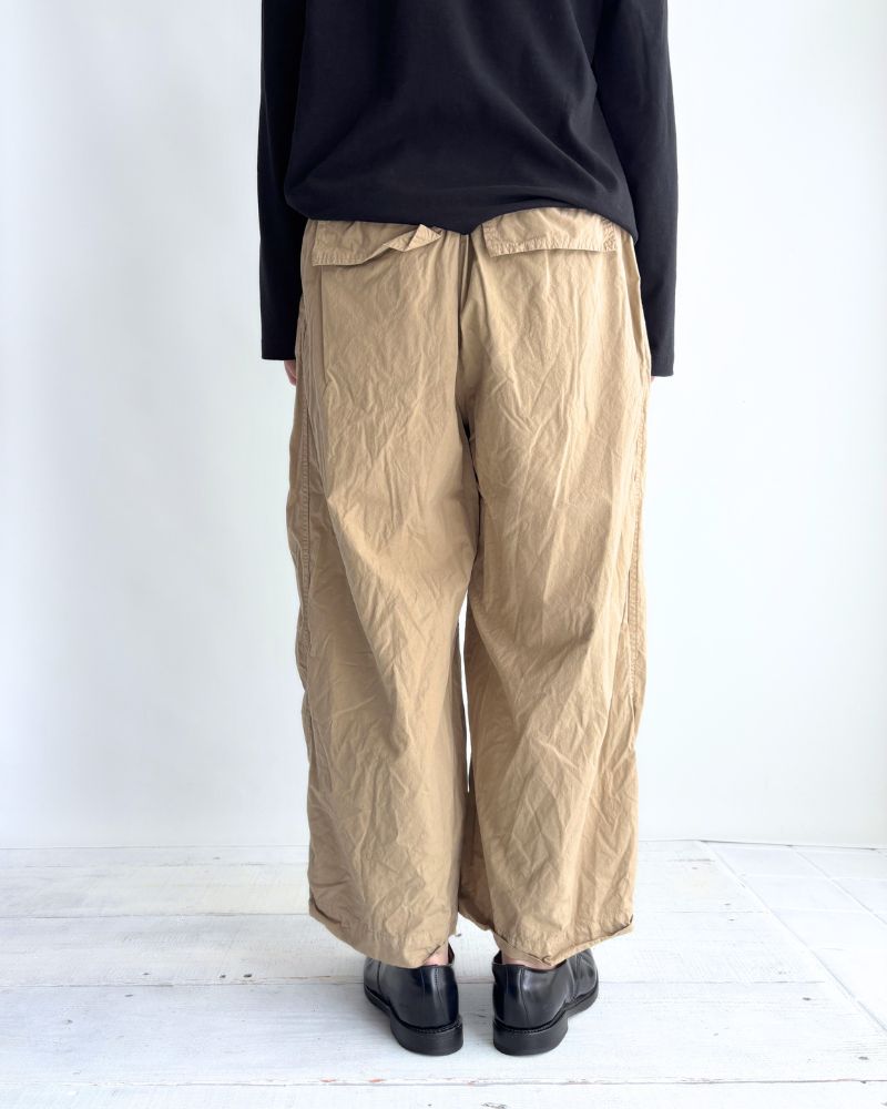Cotton Silk Pants in Beige