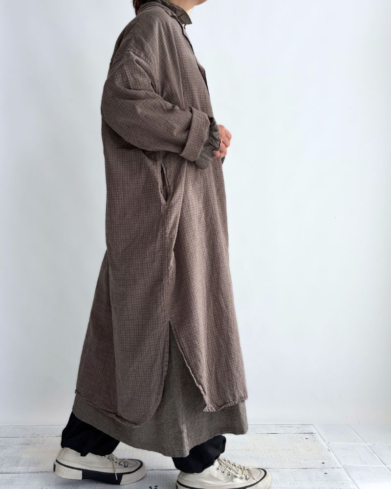 Daddy Check Shirt in Gray