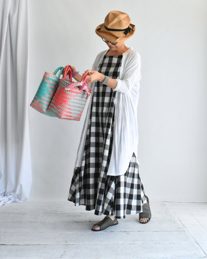 Stand Collar Long Cardigan in White