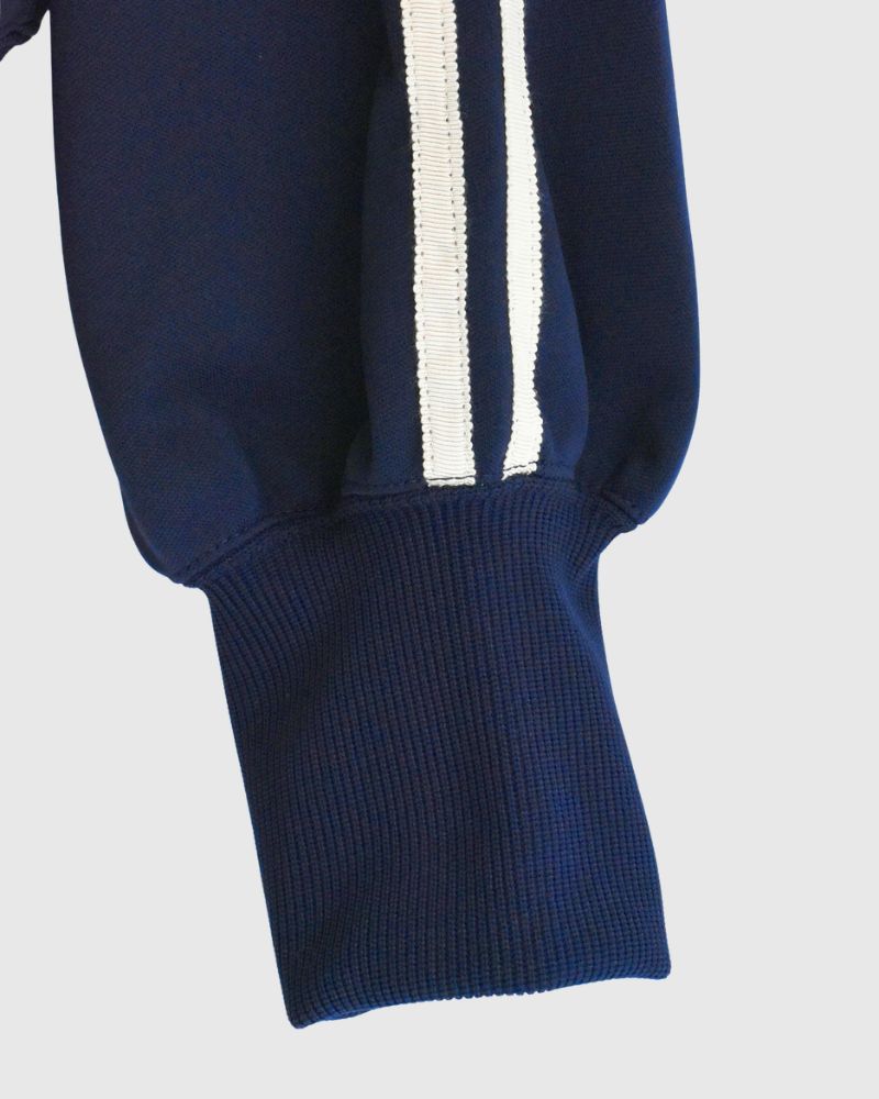 Track Frill Cardigan in Navy