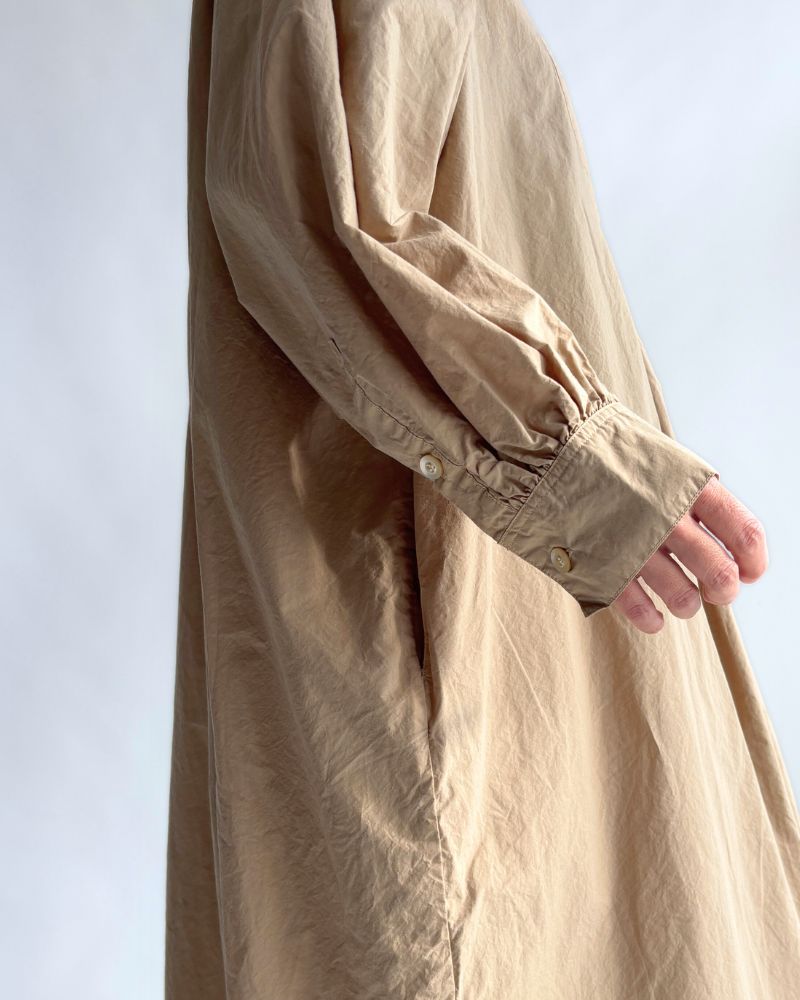 Shirt Dress in Beige