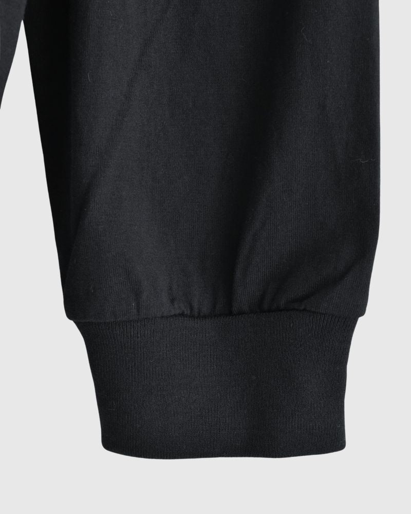 Graphic Logo Long Sleeve Tee (MENS) in Black