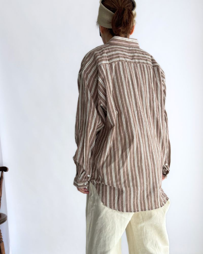 Bengal Stripe Shirt in Brown