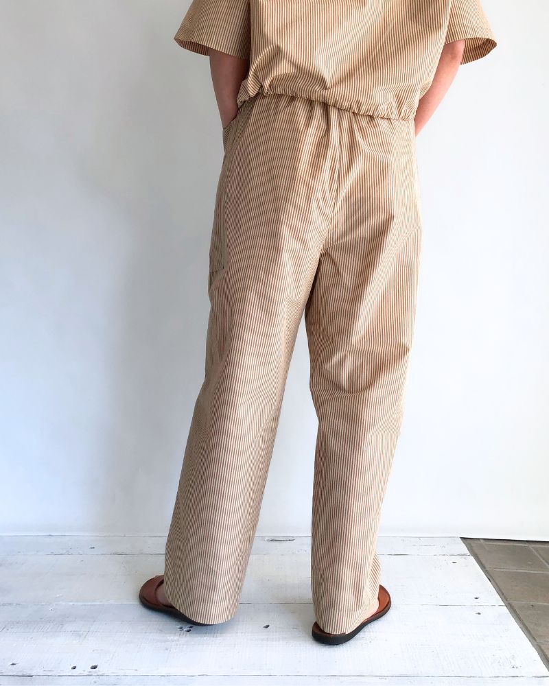 BITTERSWEET-W Easy Pants in BeigeStripe