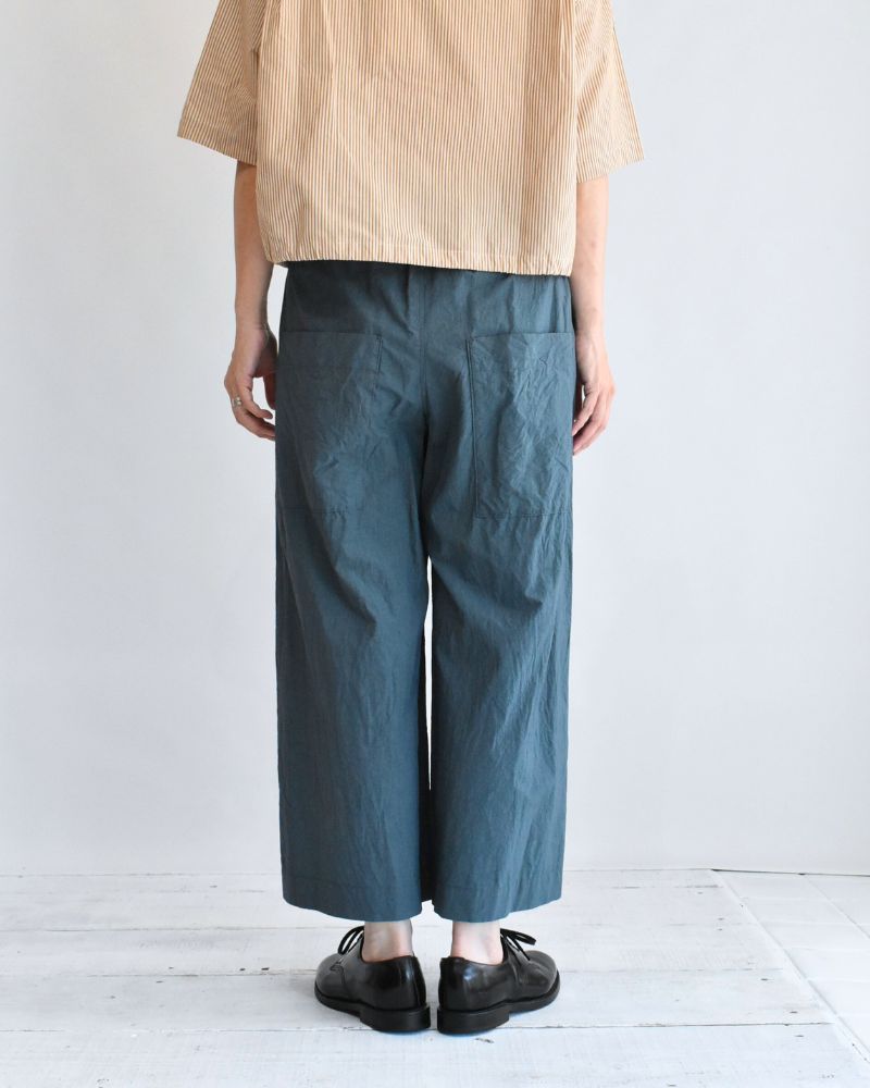 Easy Wide Pants in DarkGreen