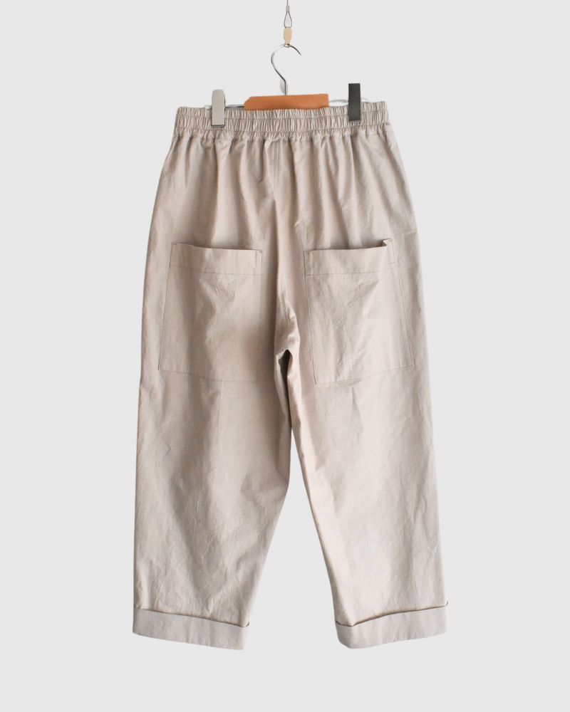 Easy Tapered Pants in Beige