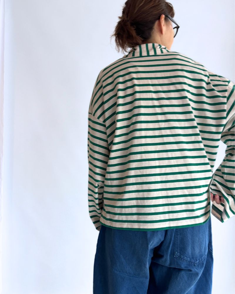 Taco Cotton Border Tie Royal in Pink/Green