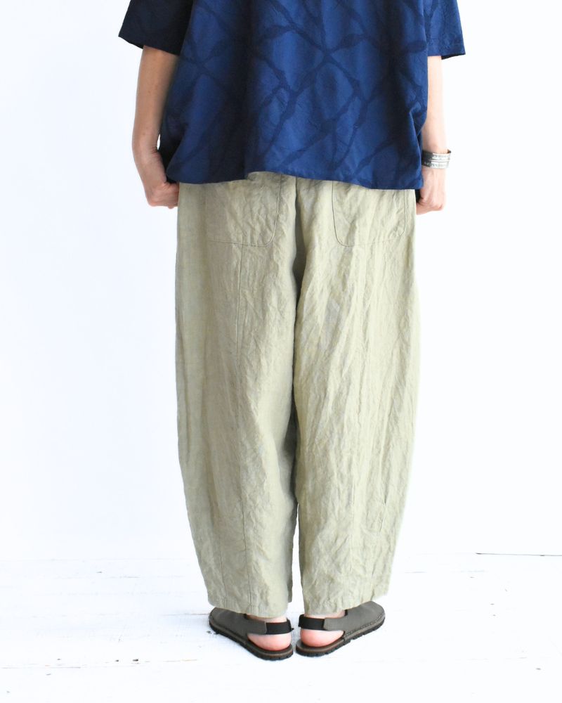 40/- Linen Charlie Pants in Beige