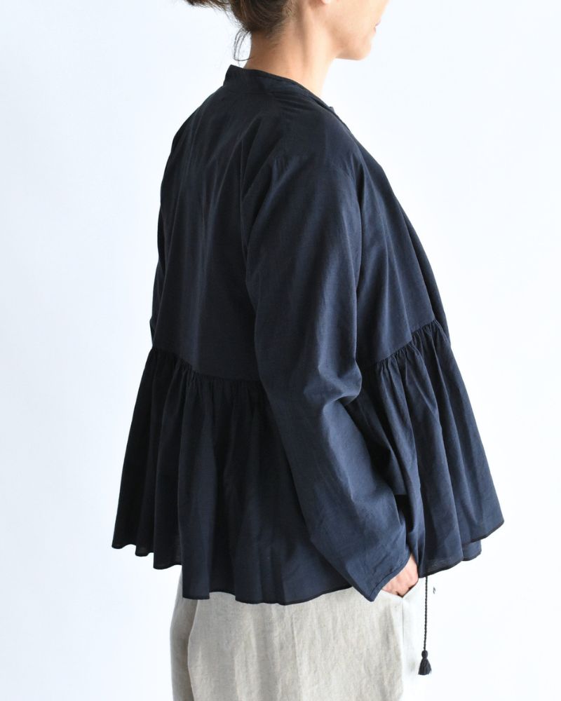 Handwoven Cotton Hakeme Cache-coeur in DarkNavy
