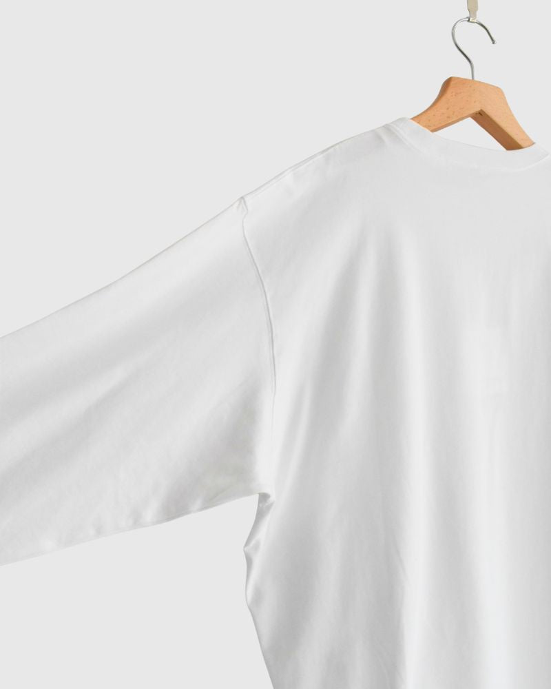 Tuck Cocoon T-shirt in White