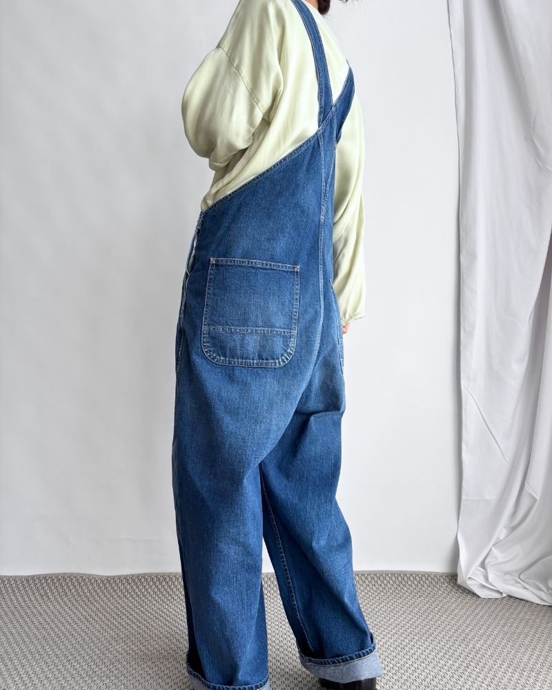 Denim Overalls in Denim