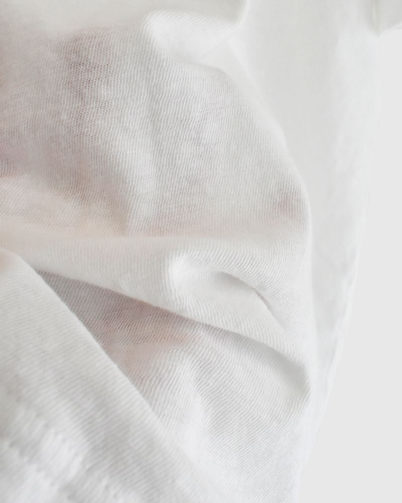 Wide T-shirt in White