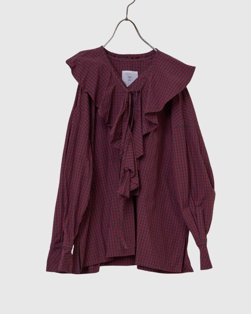[Pre-order] F/W RS011 2Way Frill Collar Blouse (Early Sep - Mid Sep)