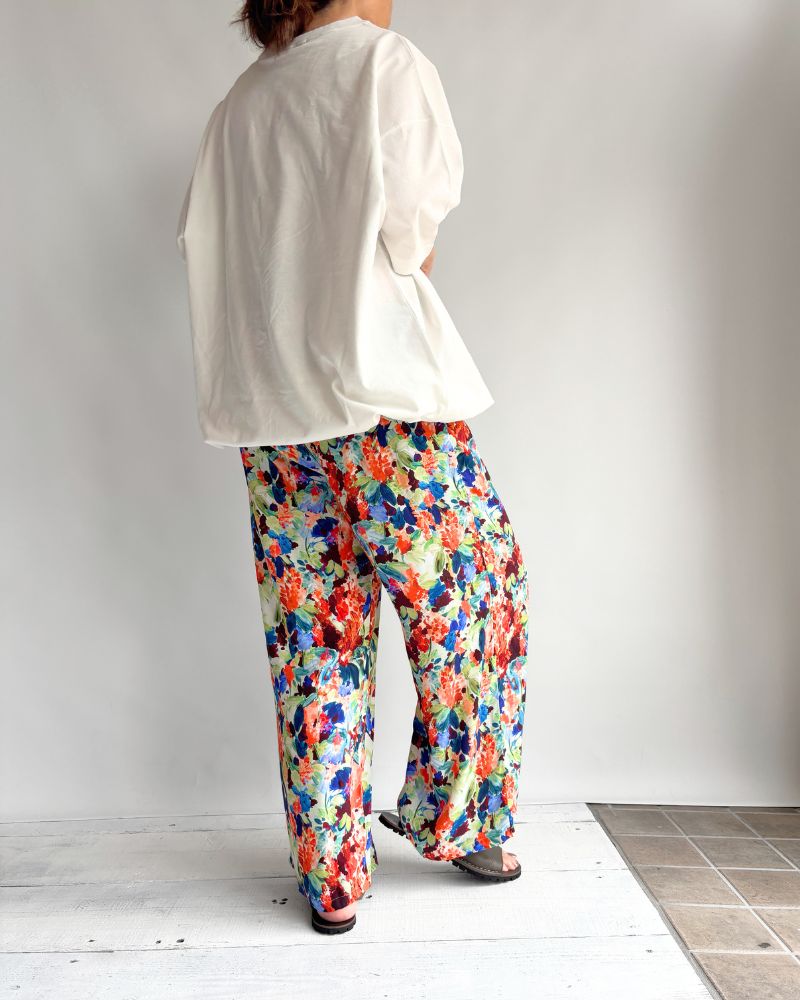 IPEKER Print Pants in Flower A