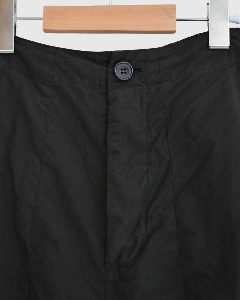Cotton Silk Pants in Black