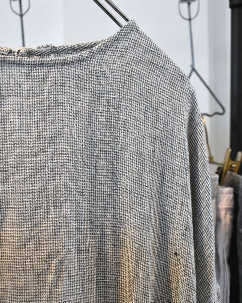 [Pre-order] S/S LA452 LINEN BIRDS EYE BIG POCKET URBAN ONE PIECE (Mid-March - End of March)