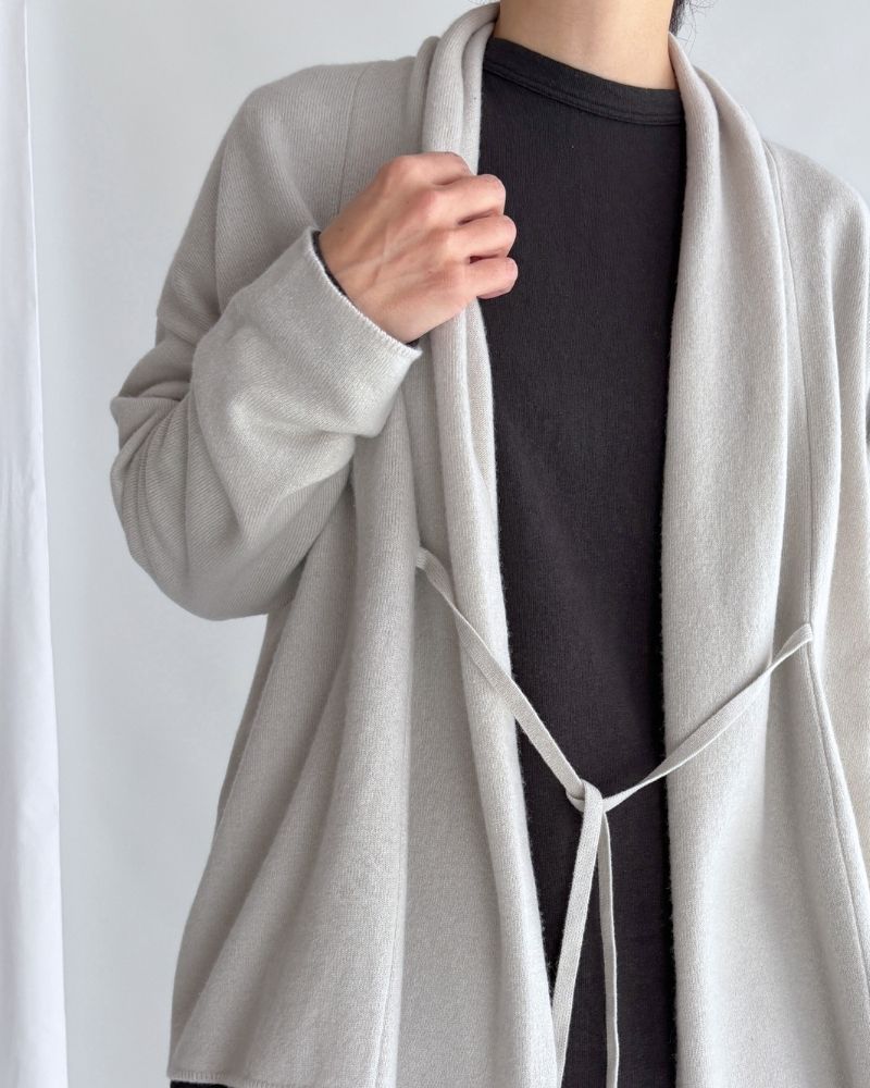 Shawl Cardigan in Milk