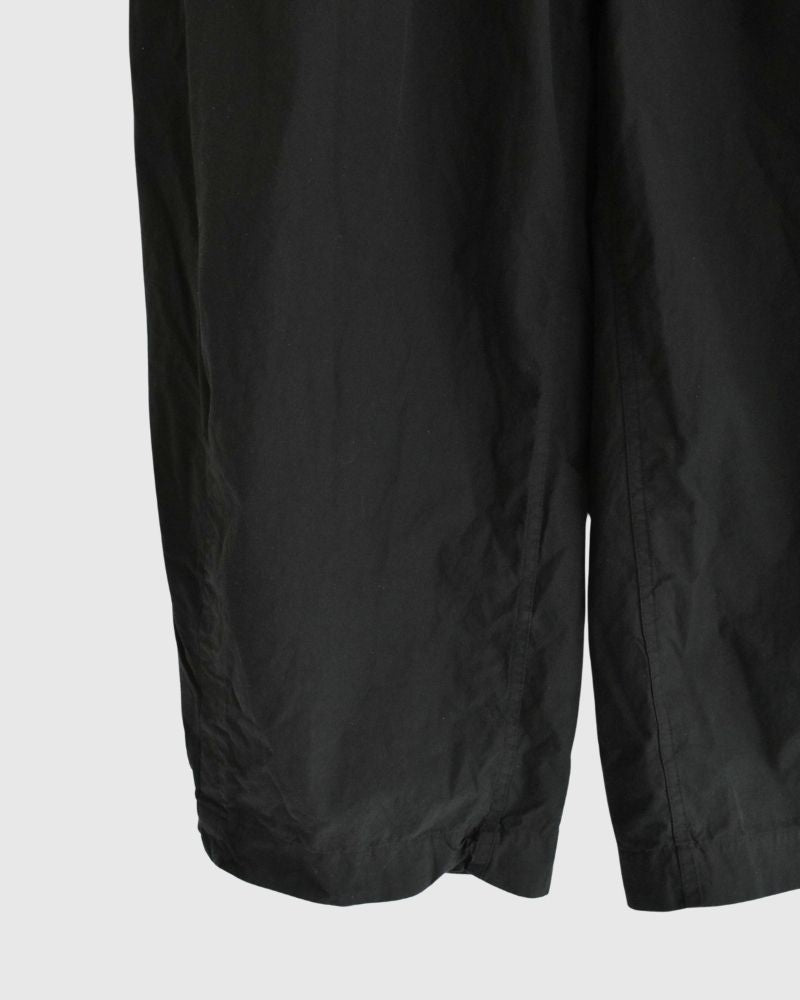 Cotton Silk Pants in Black