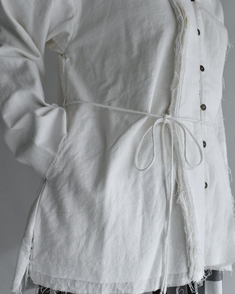 Sobokasu Khadi Jacket in White