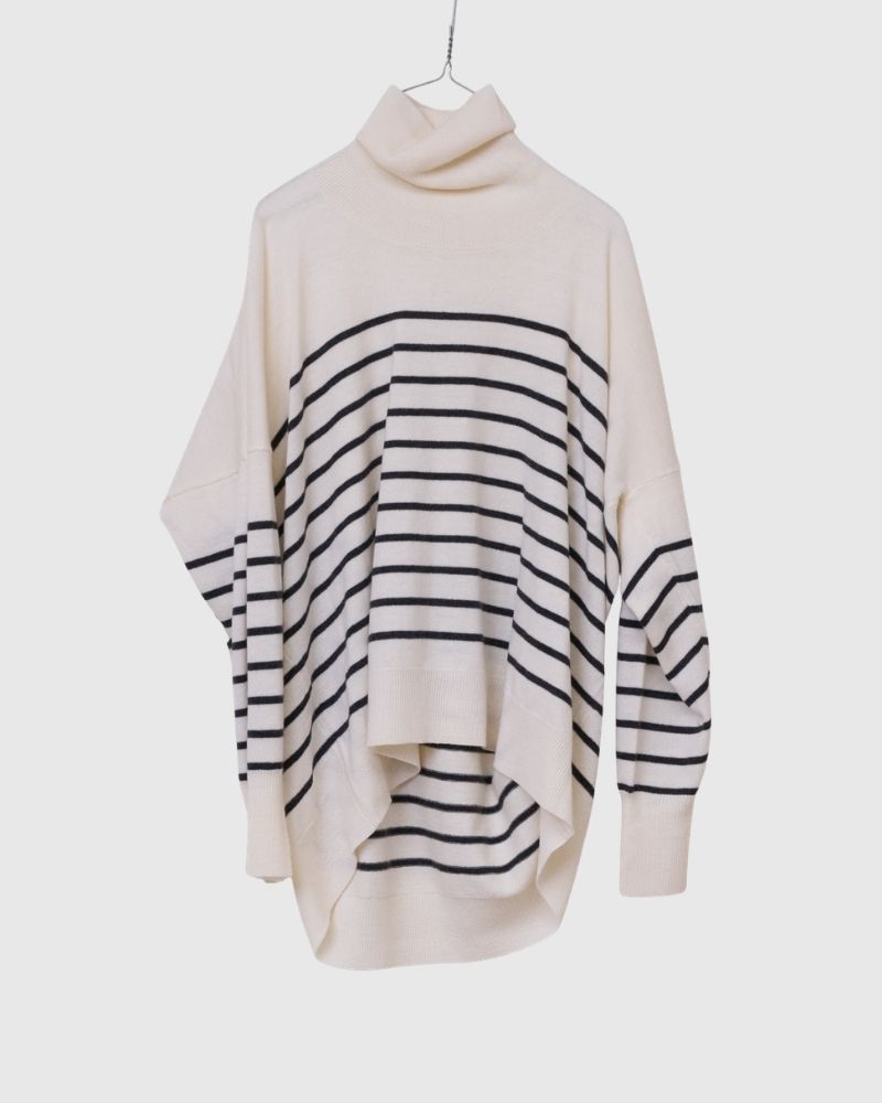 [Pre-order] F/W LA522 Basque Border Dimension Turtle Knit (Early Oct - Mid Oct)