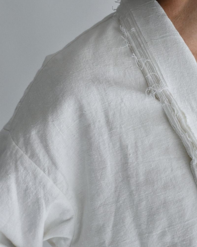 Sobokasu Khadi Jacket in White