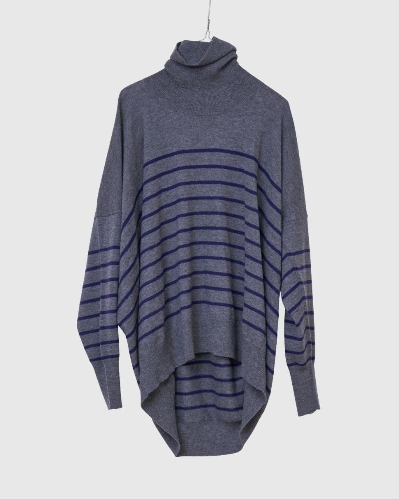 [Pre-order] F/W LA522 Basque Border Dimension Turtle Knit (Early Oct - Mid Oct)
