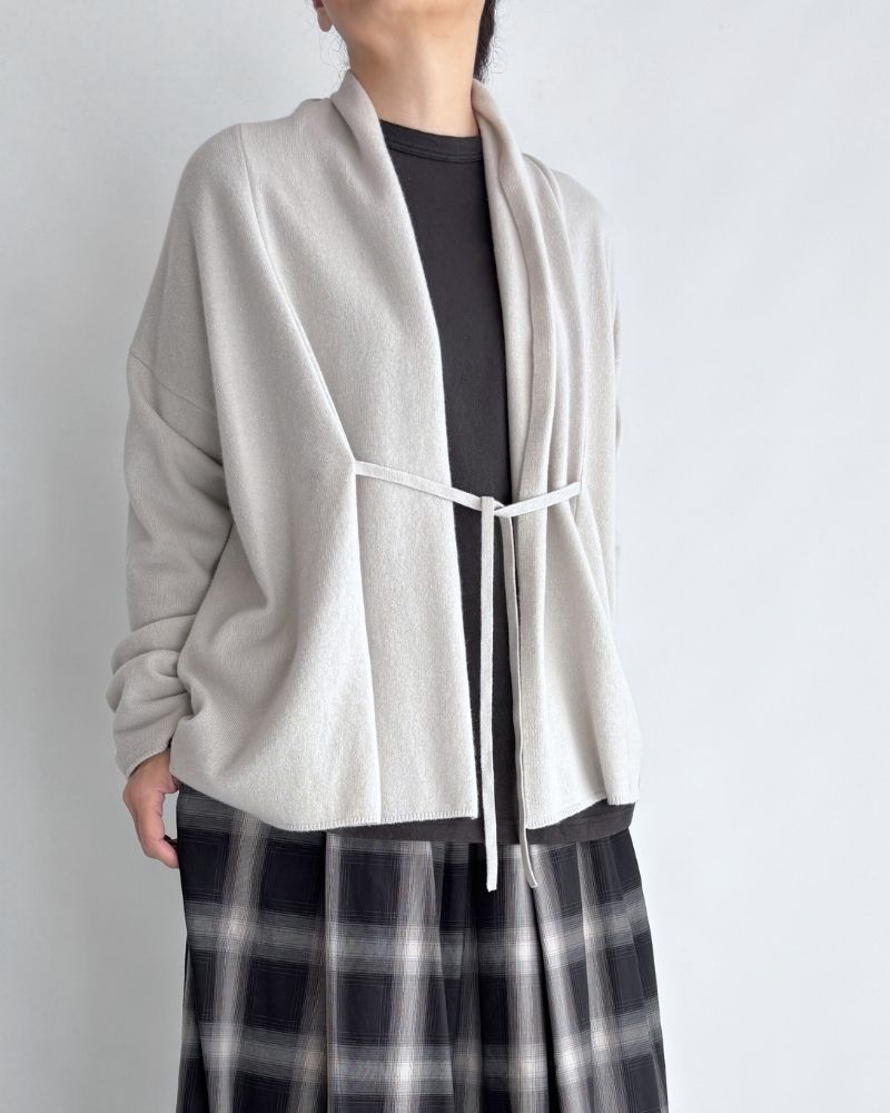 Shawl Cardigan in Milk