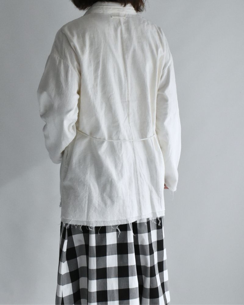 Sobokasu Khadi Jacket in White
