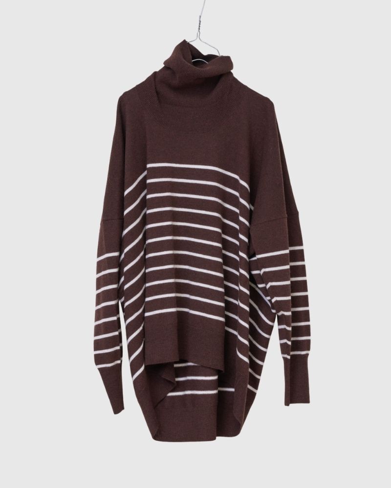 [Pre-order] F/W LA522 Basque Border Dimension Turtle Knit (Early Oct - Mid Oct)