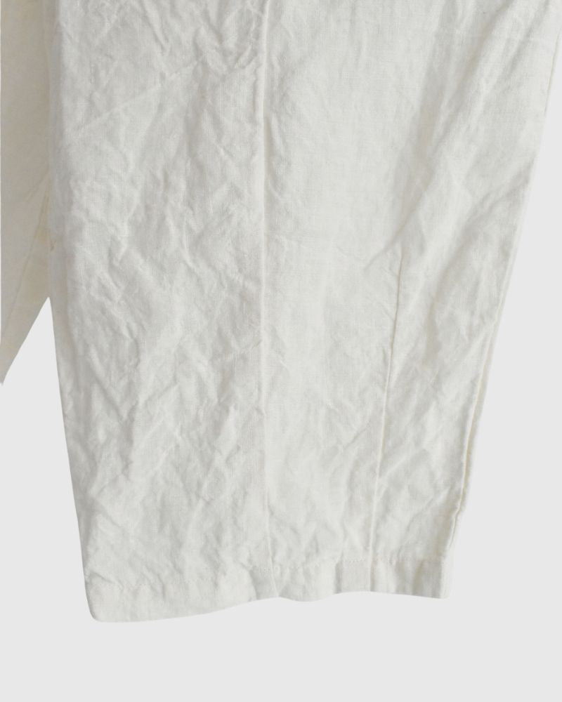 40/- Linen Charlie Pants in Milk