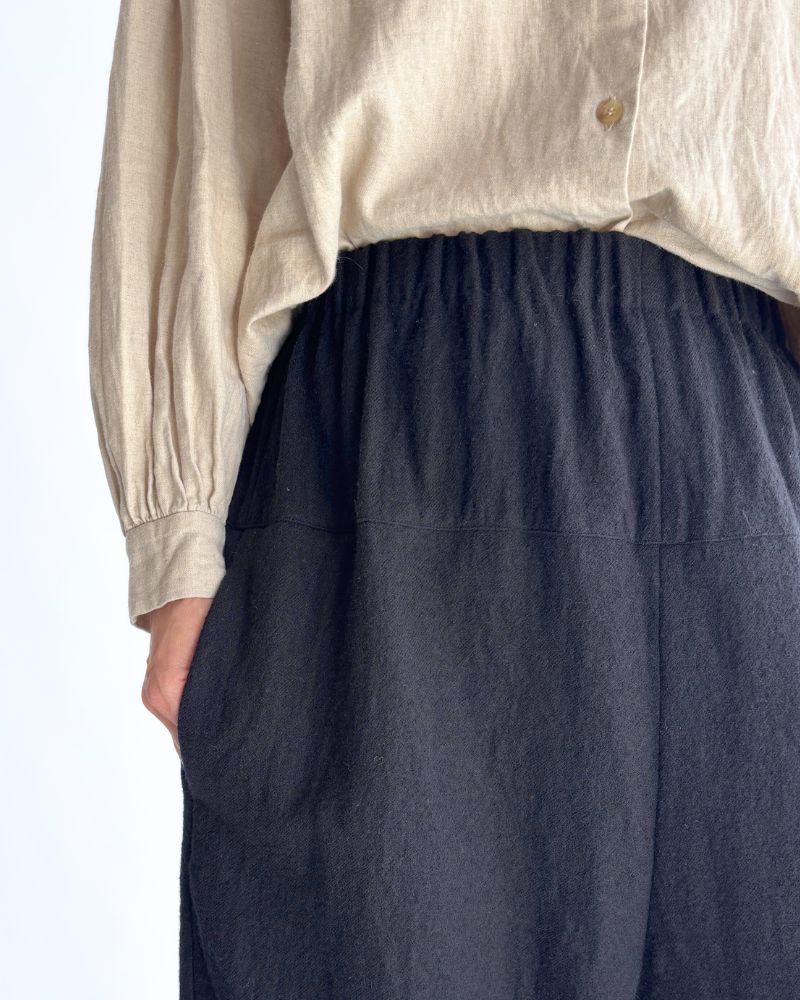 Wool Pants in Black