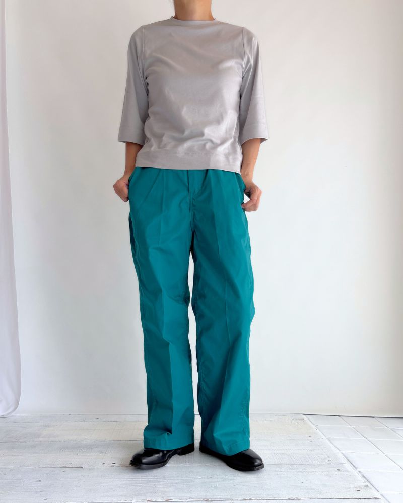 PE/C Twill Center Press Pants in LightGreen