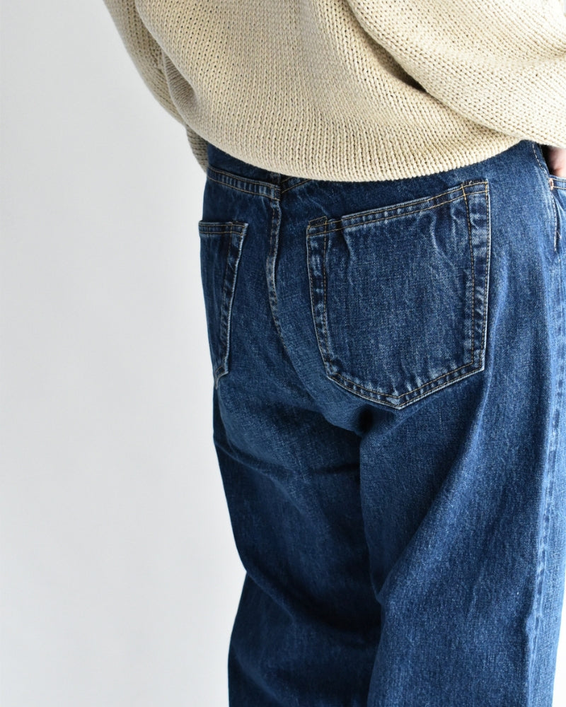 Selvedge Denim 5-Pocket Pants in Blue