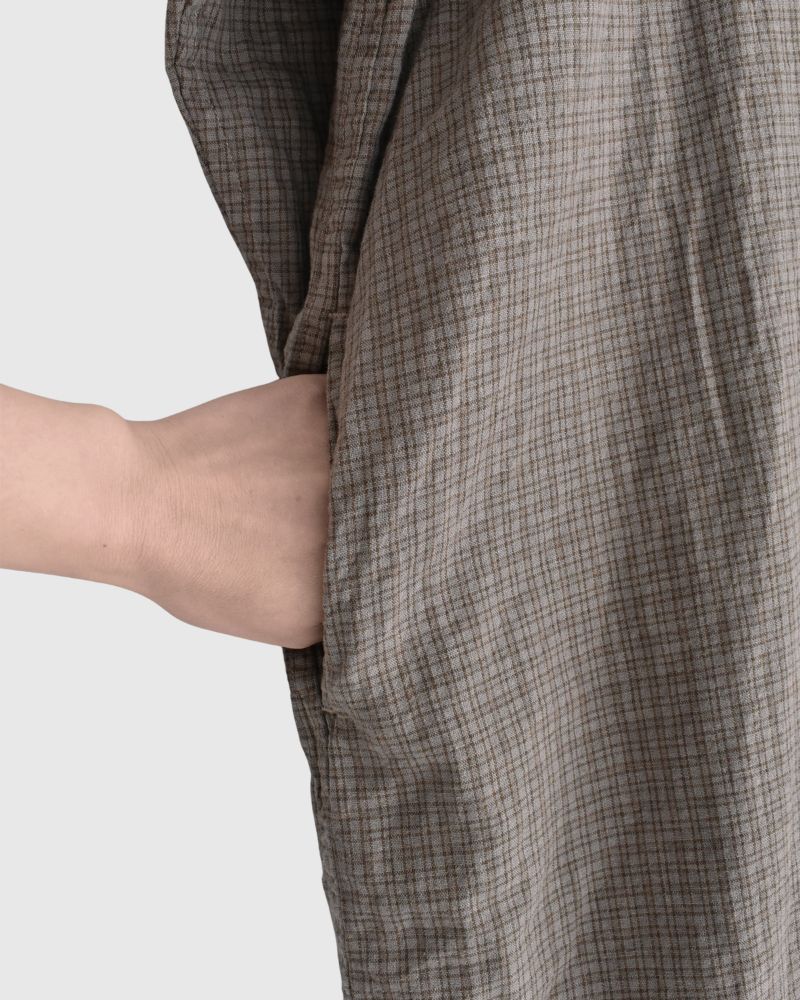 Daddy Check Shirt in Gray