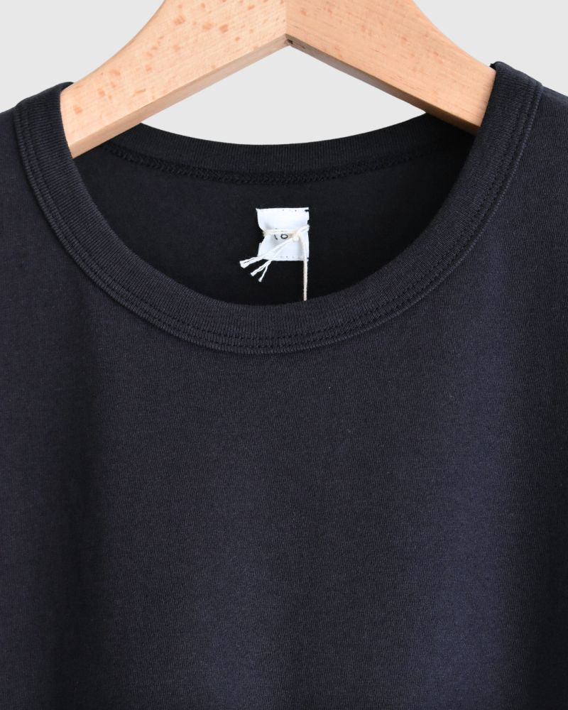 Jersey Print Tee 'CIRCLE' in Navy