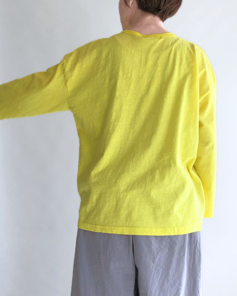 Jersey Pullover in Yellow